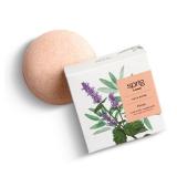 4pk Sprig by Kohler Clary Sage + Patchouli Bath Bomb, Hypoallergenic, Made with Natural Botanicals & Premium Skincare Ingredients (Shea Butter, Coconut Oil, & Kaolin Clay) to Clarify and Energize - Fo