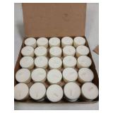 Soy Tealight Candles 50 Pack, 6 Hours Long Burning Tealights Candles Bulk, Natural Soy Wax Tea Light Candle Paraffin-Free, Unscented Small Tea Candle for Emergency,Dinner