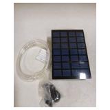 AISITIN 2.5W Solar Fountain Pump, DIY Outdoor Solar Water Fountain with 6 Nozzles and 4ft Water Pipe, Solar Powered Pump for Bird Bath, Ponds, Garden and Fish Tank Garden, Pond