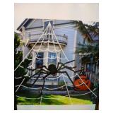 Halloween Giant Spider Web and Spider