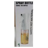 Kitchen Oil Spray Bottle with Brush