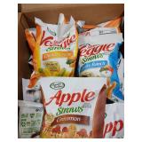 Veggie and Apple Straws Snack Bags 3 Flavors 24pk