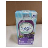 Crystal Light Grape with Caffeine Drink Mix - 6 Box Bundle 60 Packets Total