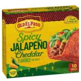 Old El Paso Spicy Jalapeno Cheddar Flavored Stand  N Stuff Taco Shells  10 Count Each 4 Boxes 5.4 oz