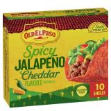 Old El Paso Spicy Jalapeno Cheddar Flavored Stand  N Stuff Taco Shells  10 Count Each 4 Boxes 5.4 oz