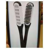 V Shaped Clamp Comb Hair Straightening Comb