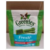 Greenies Regular Chewy Dental Dog Treats Fresh Spearmint - 12oz/12ct