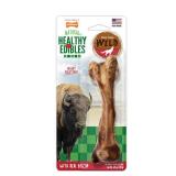 Nylabone Natural Healthy Edibles Wild Bison Chew Treats  Large - 1 Pack