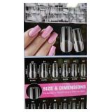 Eternal Classic Medium Square Press On Nails 600pcs Pre Shaped Acrylic Nails