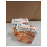 Plum Organics Teensy Snacks Peach Flavor - 5 Pack Each 2 Boxes
