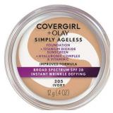 COVERGIRL + OLAY Simply Ageless Instant Wrinkle-Defying Foundation with SPF 28  Ivory  0.44 oz