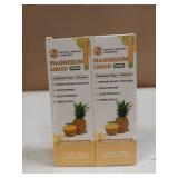 Natural Pineapple Magnesium Liquid Supplement 1000mg 2pk