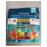 Ozenke Sugar-Free Electrolyte Powder Variety Pack-20 Sticks-Exp:4/16/25