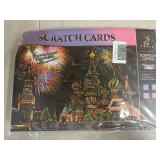 Cityscape Scratch Art Set -4 Scratchcards