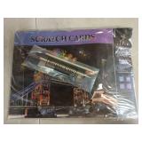 Cityscape Scratch Art Set -4 Scratchcards
