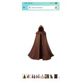 Regenboog Renaissance Medieval Style Hooded Cloak Size Medium