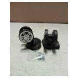 Universal Luggage Replacement Wheels Set With Hardware (1 Set)