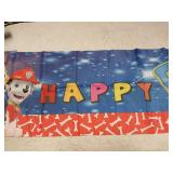 Paw Patrol Birthday Banner