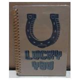 Lucky You Horseshoe Spiral Notebook