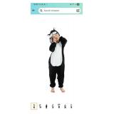WAFUNNE Animal Black Cat Onsie 110