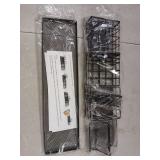 Topwey DIY Metal Mesh Desk Organizer Set-Black