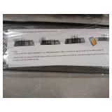 Topwey DIY Metal Mesh Desk Organizer Set-Black