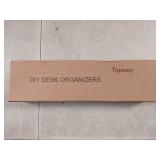 Topwey DIY Metal Mesh Desk Organizer Set-Black