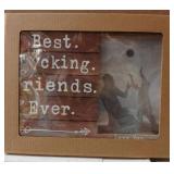 Best Friends Photo Frame with Quote -Picture 10x15 cm