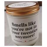 Novelty Soy Candle Gift with Humorous Aging Theme-Lavender and Eucalyptus-40-50 Hours Burntime