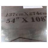 Black Plastic Tablecover - Large Size