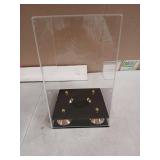 Display Case for Football Stand with Copper Finish