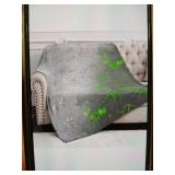 Dinosaur Bones Glow In The Dark Premium Flannel Throw Blanket 50 x 60in