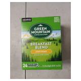 Green Mountain Coffee Breakfast Blend K-Cup Pods 24-Count Light Roast