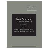 Civil Procedure, A Modern Approach (American Casebook Series) Seventh Edition Hardcover Book