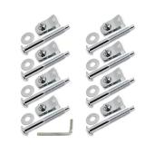 Truck Bed Mounting Hardware Kit Set of 3 Bolts, 6 Captured Nuts Replacement for 1999-2016 Ford F250 F350 F450 F550 Super Duty Replaces 924-311 W706640-S900 W706641-S900 W708770S436