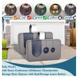 2 for Sears Craftsman Garage Door Remote 139.53680/139.53681/HBW1255/139.53879/139.53859, Work with RED/Orange Learn Button (1997-2005)ãGreen Learn Button(1993-1995/1997)