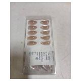 BTArtbox Press On Nails Almond - Soft Gel Fake Nail with Nail Glue, Reusable Opaque Short Stick On Nails in 16 Sizes Nail Kit for Gift Idea, Aurora Cat Eye