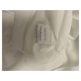 Lace Tulle Flower Girl Dress White Floral Applique Kids Summer Wedding Party Gown (Size 10, White)