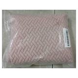 LavishCover Armless Chair Cover Office Desk Chair Cover, Waterproof and Elastic Criss Cross Chair Cover, Exquisite Vanity Chair Cover,Mid Back Wide Seat Accent Chair Covers(Pink,T-type,Just the Cover)