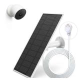 Solar Panel for Google Nest Camera, Upgraded Solar Power Charger for Google Nest Cam Indoor & Outdoor(Battery Version), Flexible Solar Panels with IP65 Waterproof and 13.1Ft Fast Charging Cable