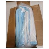 Bed Pads for Incontinence Washable Large (34" x 52"), 2 Pack Reusable Waterproof Bed Underpads with Non-Slip Back for Elderly, Kids, Women or Pets, Blue