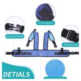 Wheelchair Seat Belt,Restraints Straps For Patient, Elderly & Disabled,Wheelchair Harness Restraint Gor Adults To Prevent Tilting Or Falling(Vest Style)