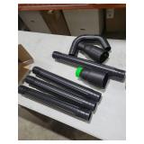 AGC1000 Gutter Cleaning Attachment Kit/Leaf Blower Tools Mounting Bracket Kit for EGO 530CFM / 580CFM / 575CFM / 650CFM/ 615CFM/LBX6000 Leaf Blowers/Overall Length 8.3 feet - Black
