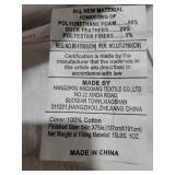 Premium Duck Feather Bed Mattress Topper 100% Cotton Memory Foam Mattress Topper 2500GSM Overfilled Pillow Top Luxury Hotel Collection (full)