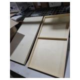 (2pack)Painting Panel 18 x 36 x 1-1/2-inch, Large Wood Canvas Boards for Painting, Blank Sign for Wall Art Sets, by Woodpeckers