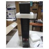 Space Heater for Indoor Use, 31\"\" Ceramic Heater with 3D Flame for Large Room,1500W Electric Heater with Thermostat, Tower Heater (no remote) powers on