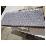 Bullnose Carpet Stair Treads, Non Slip Stair Treads for Wooden Steps Indoor, Stair Runner, Soft Stair Rugs, Edging Stair Protectors, Washable, 29.5\"x9.5\"x1.5\" 14pcs, Grey