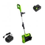 Cordless Snow Shovel, 20V Battery Powered Snow Blower,