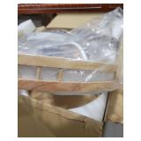 Low Profile Ceiling Fans with Lights, 20\" Wooden Flush Mount Reversible Bladeless Ceiling Fans with Light