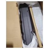 Black LS Smooth Cast Aluminum Valve Covers with Coil Mounts and Covers Compatible with GM LS
